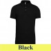 Kariban 262 Men's Short Sleeved Jersey Polo Shirt black